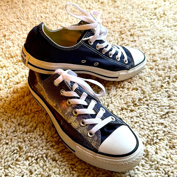 Custom Made San Francisco Skyline Converse All Star - Picture 1 of 9